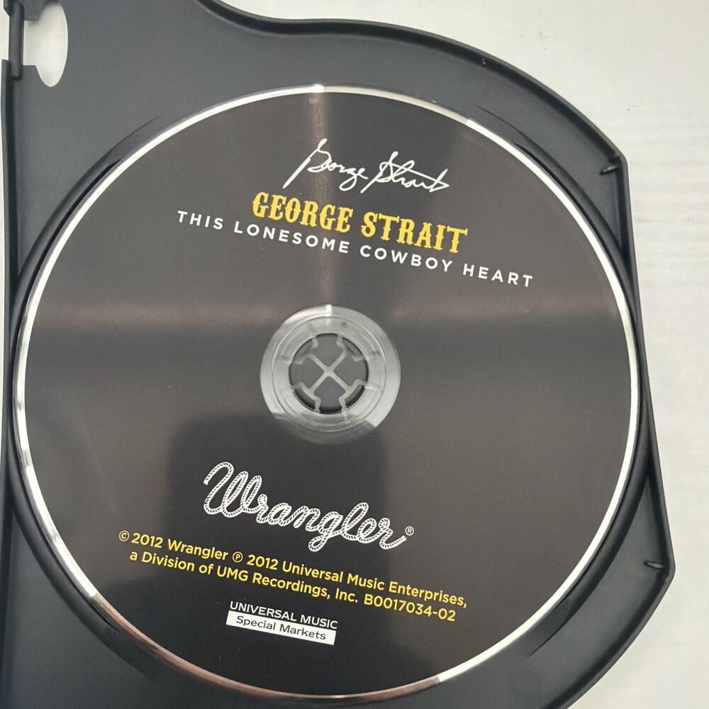 George Strait Promo CD This Lonesome Cowboy Heart Disc Only - Tested